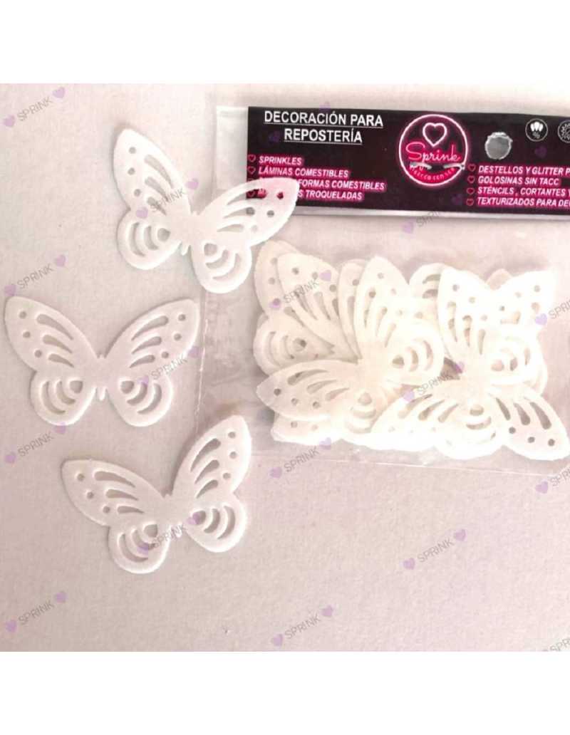 SPRINK MARIPOSAS COMESTIBLES BLANCO