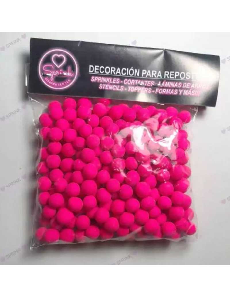 SPRINK PERLAS COMESTIBLES x40g NEON ROSA