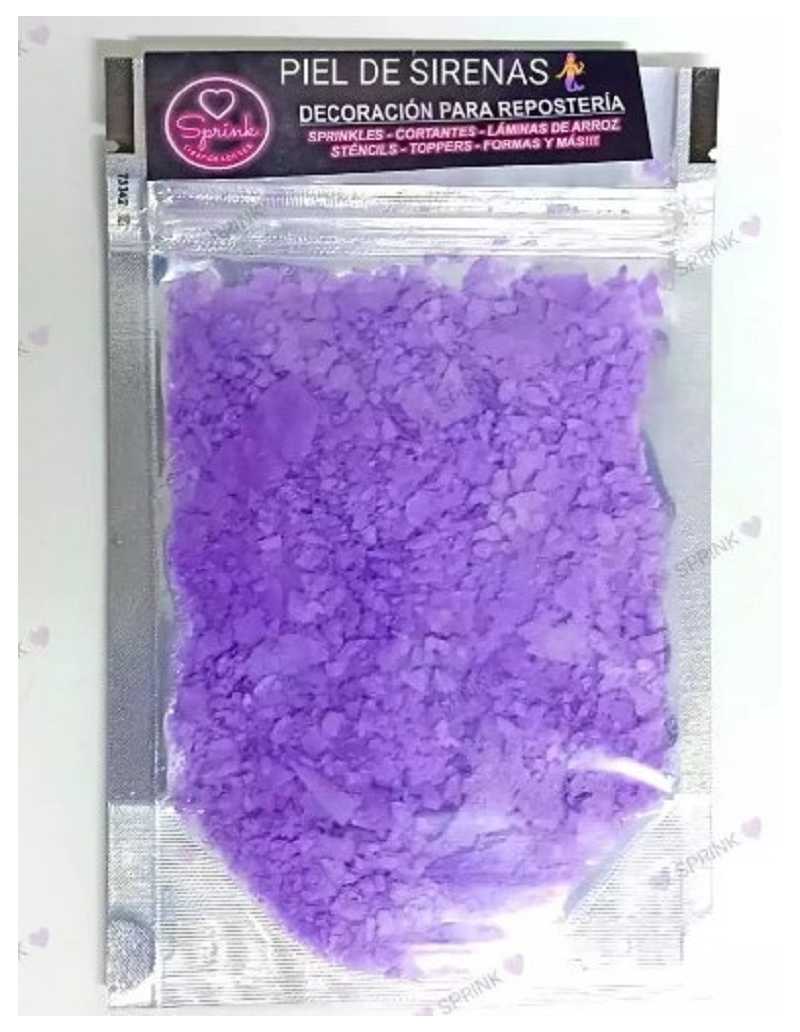 SPRINK PIEL DE SIRENA COMESTIBLES x10g FLUO VIOLETA