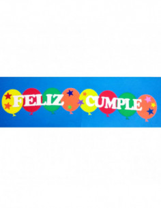 Cartel Feliz Cumpleaños Goma Eva LA GRANJA DE ZENON